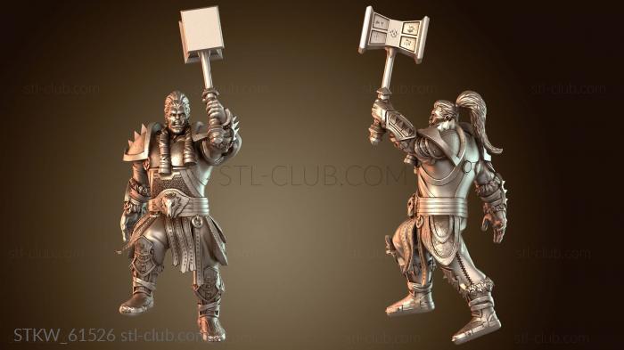 Персонаж игрока Орк Паладин в броне