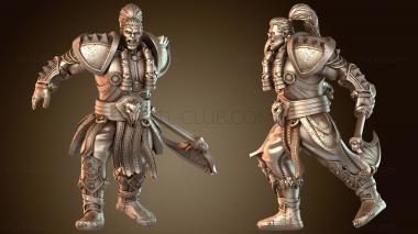 3D модель Топор персонажа Орка Паладина (STL)