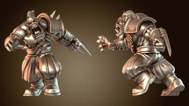 3D модель Орк Пират Блитцер Кин (STL)