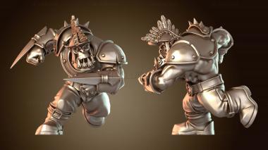 3D модель Орк Пират Блитцер Затаился (STL)