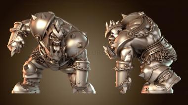 3D модель Орк Пират Блокировщик Коварный (STL)