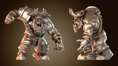 3D модель Бронированный линейный пират-орк (STL)