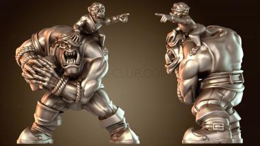 3D модель Орк-пират-метатель (STL)