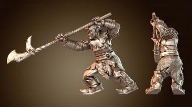 3D модель Орк Полеорк Поле А (STL)