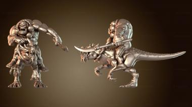 3D модель Орки-всадники верхом (STL)