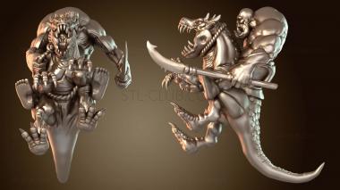 3D модель Свирепые всадники орков (STL)