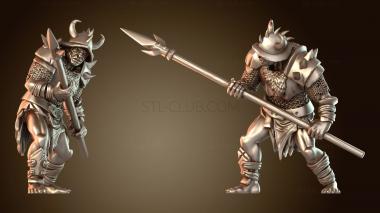 3D модель Орк-копейщик (STL)
