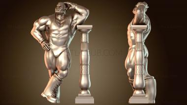 3D модель Орк Строн Позирует (STL)