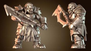 3D модель Орочий обоюдоострый топор (STL)