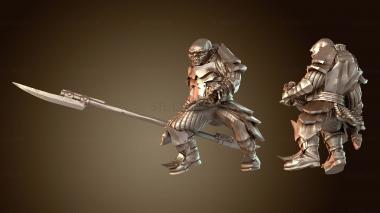 3D модель Копье вождя орков (STL)