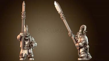 3D модель ОРК С КОПЬЕМ ВОИНА Пронзительный (STL)