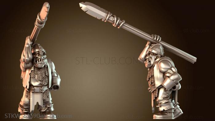 Military ОРК С КОПЬЕМ ВОИНА i