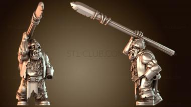 3D модель ОРК С КОПЬЕМ ВОИНА i (STL)