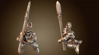 3D модель Орки на кабанах ORC Верховая (STL)