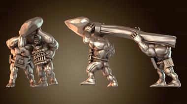 3D модель Орки с копьем Орочье копье (STL)