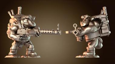 3D модель Тяжелая бронетехника ОРК (STL)