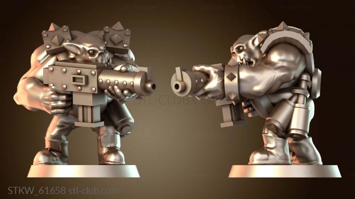 Пехота ОРК целится уверенно