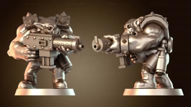 3D модель Пехота ОРК целится уверенно (STL)