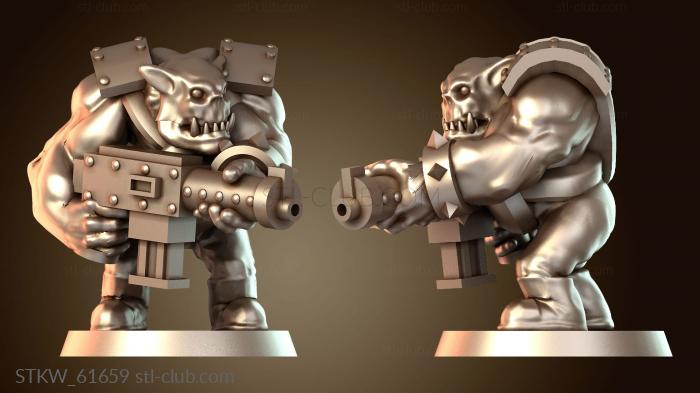 Пехота ОРКа прицеливается скрытно