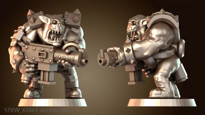 Пехота ОРК бдительно целится