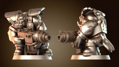 3D модель Орк-мародер ухмыляется (STL)