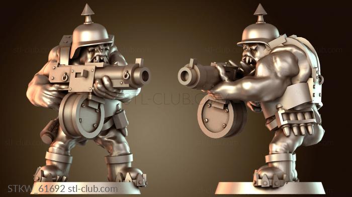 Military Орк-мародёр воет