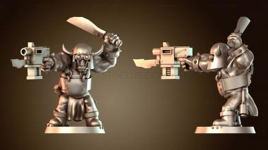 3D модель ОРК Мародер Воющий Злобный (STL)