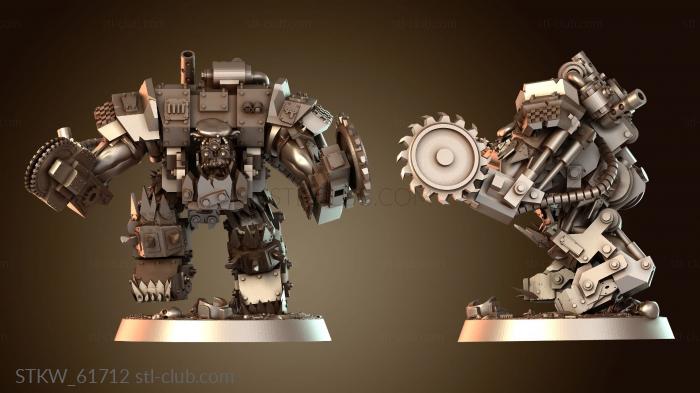 Military Орк Меганобзкровосек Закаленный