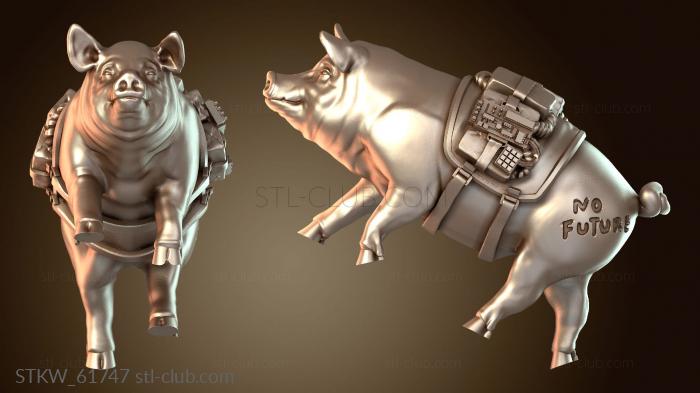 Military Выжившие после Апо в Орзоле, татуированные боевые свиньи Nofuture