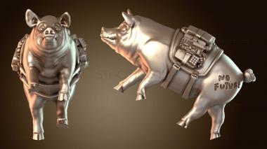3D модель Выжившие после Апо в Орзоле, татуированные боевые свиньи Nofuture (STL)