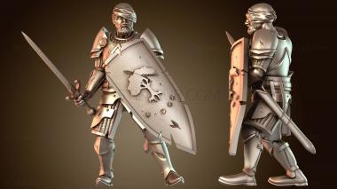 3D модель Ветеран-солдат Остхолда (STL)