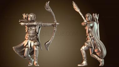 3D модель Женщина-аутсайдер (STL)