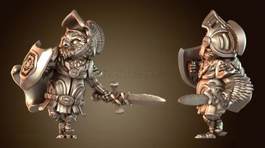 3D модель Сова Паладин Бой (STL)