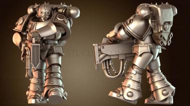 3D модель Палатинский Звук Воин Грим (STL)