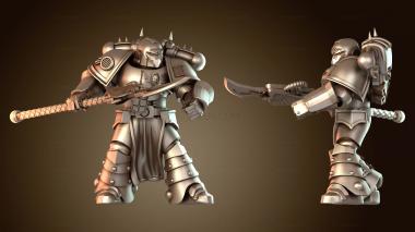 3D модель Палатинские копейщики обороняются (STL)