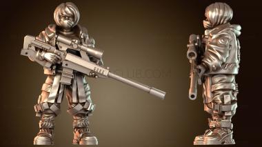 3D модель Снайперская винтовка Papsik Alpha (STL)