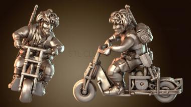 3D модель Десантник на грани (STL)