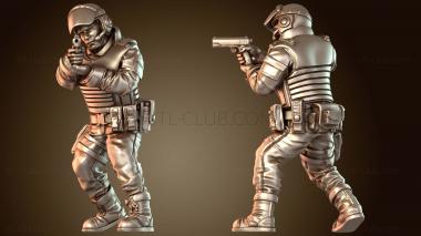 3D модель Офицер полиции Южного округа PCPD B (STL)