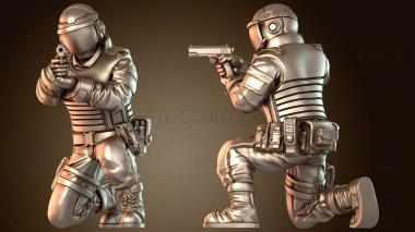 3D модель Офицер полиции Южного округа PCPD C (STL)