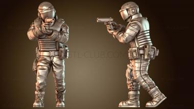 3D модель ОФИЦЕР ПОЛИЦИИ ЮЖНОГО ОКРУГА PCPD E (STL)