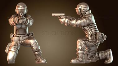 3D модель Офицер полиции Южного округа PCPD G (STL)