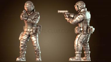 3D модель Офицер полиции Южного округа PCPD H (STL)