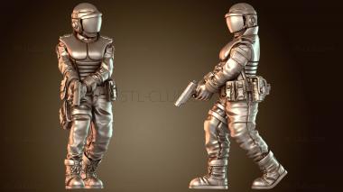 3D модель Офицер полиции Южного округа PCPD I (STL)