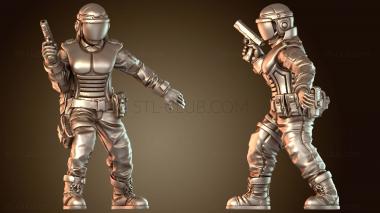 3D модель Офицер полиции Южного округа PCPD J (STL)
