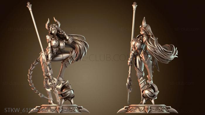 Military Персиковая фигурка LUNA ARM