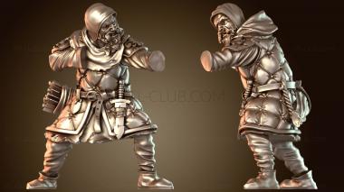 3D модель Крестьянский лук натянут (STL)