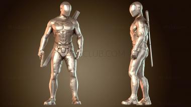 3D модель People Ninja Remeshed (STL)