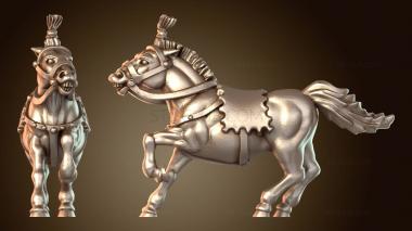 3D модель Персидский конь-лучник (STL)