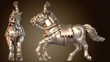 3D модель ПЕРСИДСКИЙ КОННЫЙ ЛУЧНИК В БРОНИРОВАНИИ (STL)