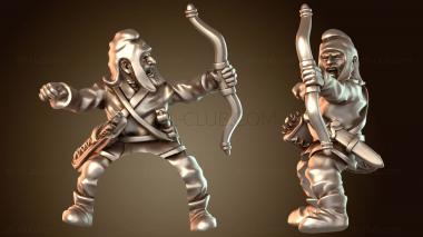 3D модель ПЕРСИДСКИЙ ЛУЧНИК-КОННЫЙ Охотник (STL)
